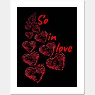 So in love valentin t shirt Posters and Art